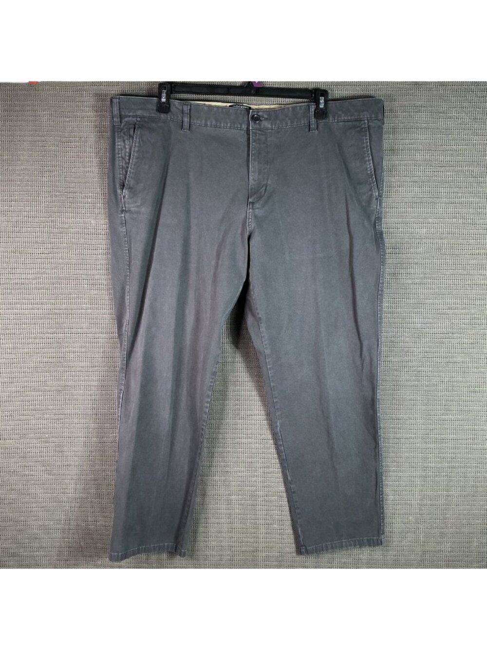 Dockers Mens Ultimate Chino Athletic Fit Pants Gray Size 44